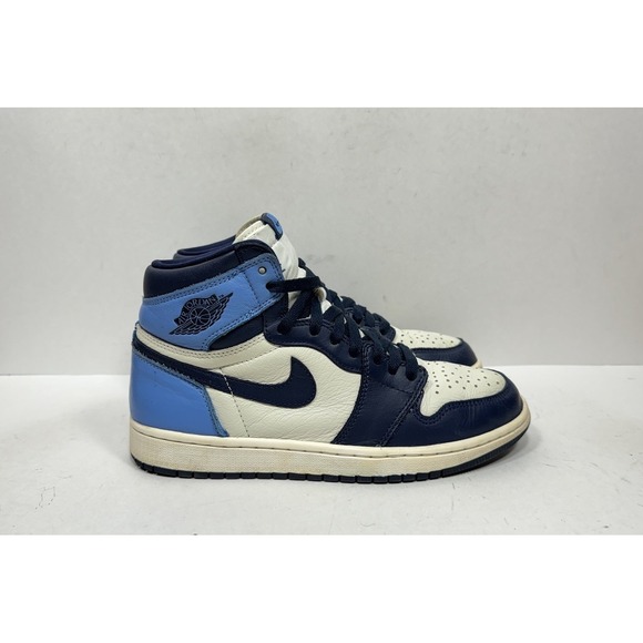 Jordan 1 Retro OG High Obsidian UNC 2019 555088-140 Men's Size 8 Shoes